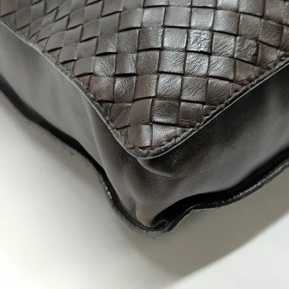 Bottega Veneta Shoulder Bag Brown Leather - Picture 6 of 9